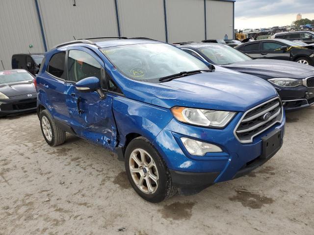 MAJ3S2GE2KC298031 - 2019 FORD ECOSPORT SE BLUE photo 1