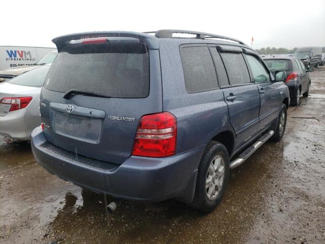 JTEHF21A320054671 - 2002 TOYOTA HIGHLANDER LIMITED BLUE photo 3