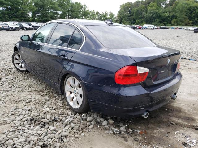 WBAVD53568A009982 - 2008 BMW 335 XI BLUE photo 2