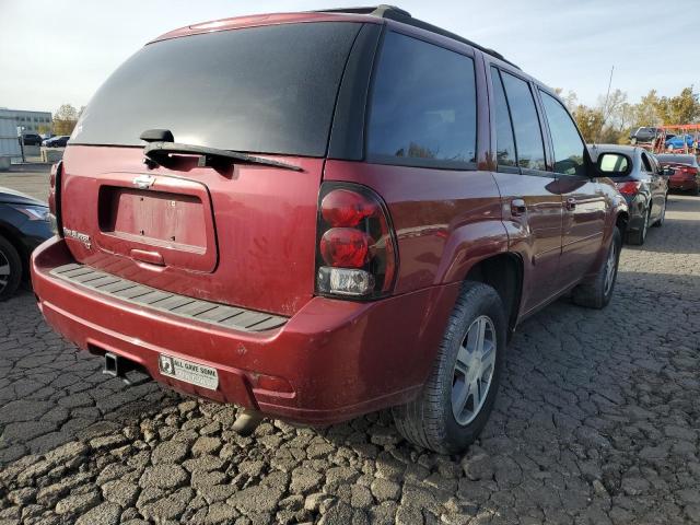 1GNDT13S882212440 - 2008 CHEVROLET TRAILBLAZE LS BURGUNDY photo 4