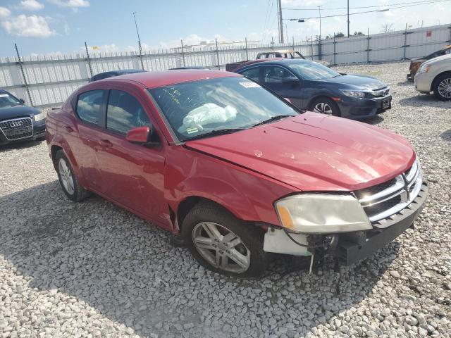 1C3CDZCB0CN144694 - 2012 DODGE AVENGER SXT RED photo 4