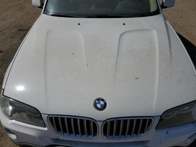 WBXPC93489WJ25916 - 2009 BMW X3 XDRIVE30I WHITE photo 12