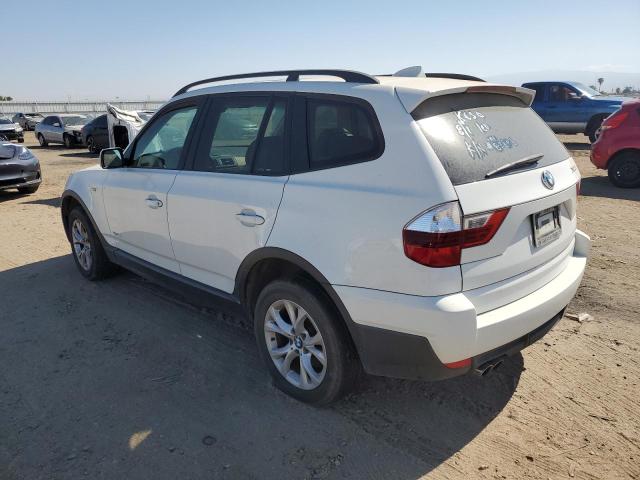 WBXPC93489WJ25916 - 2009 BMW X3 XDRIVE30I WHITE photo 2