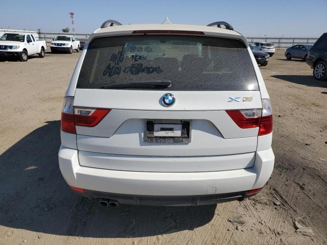 WBXPC93489WJ25916 - 2009 BMW X3 XDRIVE30I WHITE photo 6