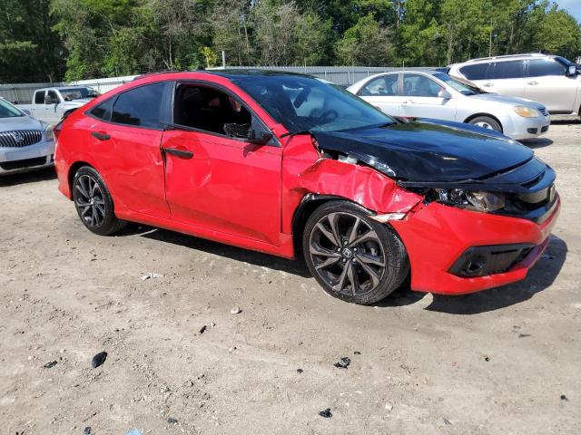 2HGFC2F83KH564591 - 2019 HONDA CIVIC SPORT RED photo 4