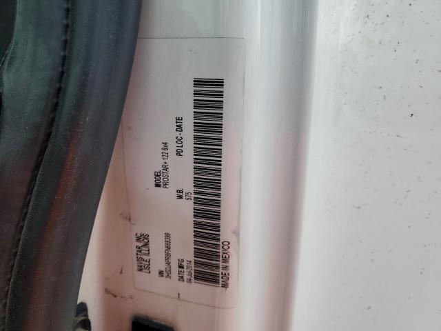 3HSDJAPR8FN668399 - 2015 INTERNATIONAL PROSTAR WHITE photo 10