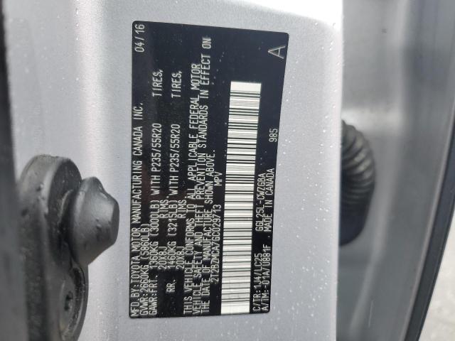 2T2BZMCA7GC029713 - 2016 LEXUS RX 350 BASE 银色 照片 13