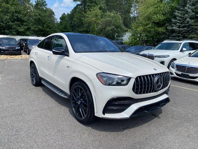 4JGFD6BB2MA226746 - 2021 MERCEDES-BENZ GLE COUPE AMG 53 4MATIC WHITE photo 2