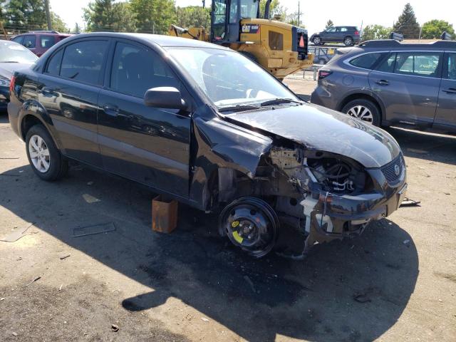 KNADE223496495106 - 2009 KIA RIO BASE BLACK photo 4