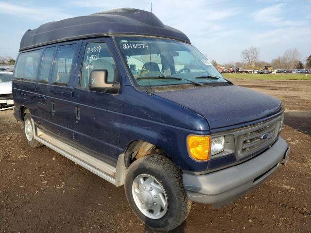 1FMNE11W97DA88982 - 2007 FORD ECONOLINE E150 WAGON BLUE photo 1