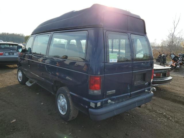 1FMNE11W97DA88982 - 2007 FORD ECONOLINE E150 WAGON BLUE photo 3