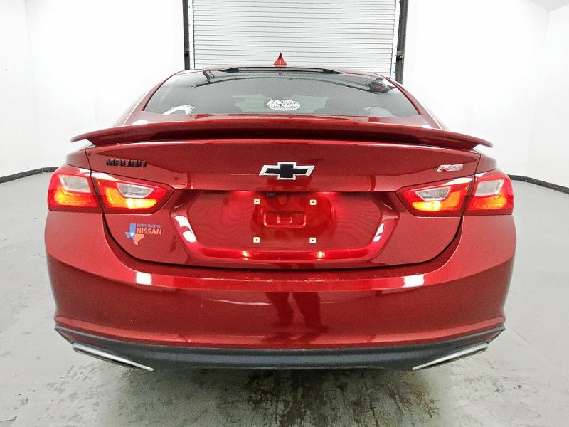 1G1ZG5ST4MF035790 - 2021 CHEVROLET MALIBU RS RED photo 6