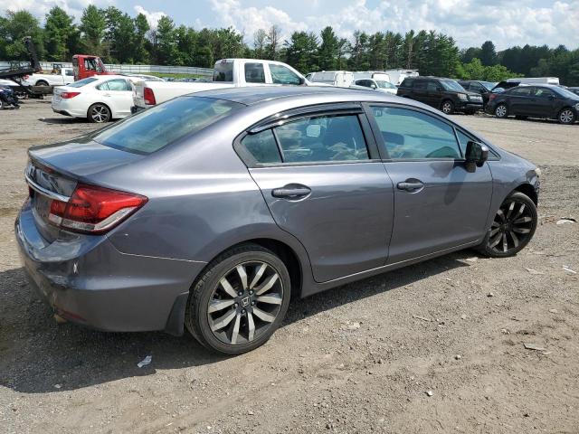 2HGFB2F99FH547926 - 2015 HONDA CIVIC EXL GRAY photo 3
