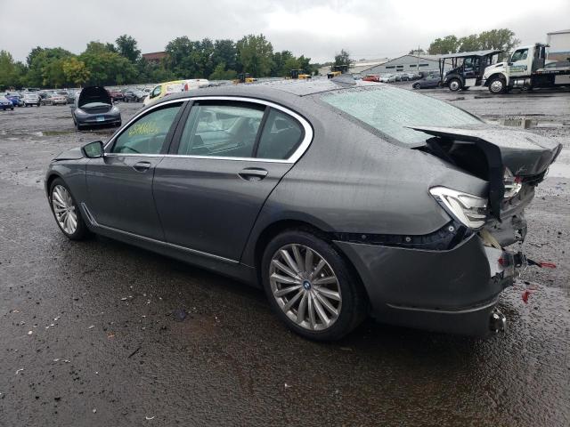 WBA7E4C52JGV24111 - 2018 BMW 740 XI GRAY photo 2