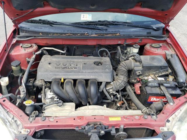 2T1BR32E46C646519 - 2006 TOYOTA COROLLA CE RED photo 11