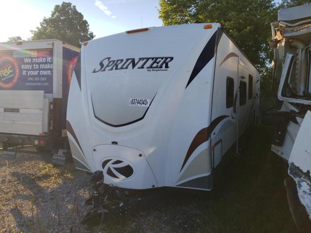 4YDT31122C1532548 - 2012 KEYSTONE SPRINTER TWO TONE photo 2