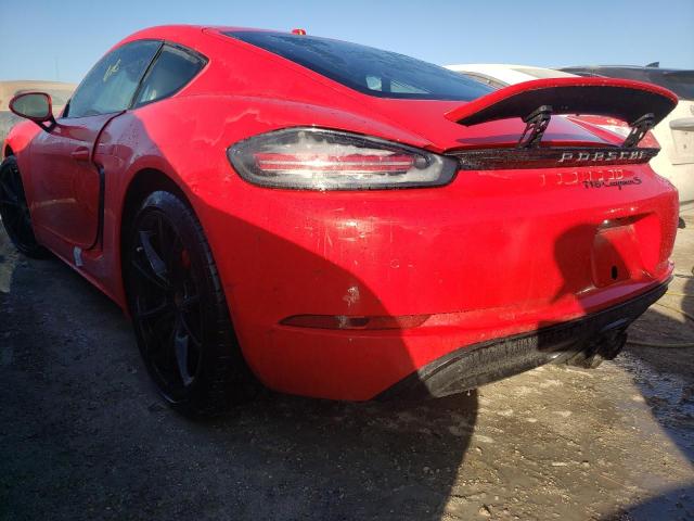 WP0AB2A80MK275019 - 2021 PORSCHE CAYMAN S RED photo 3