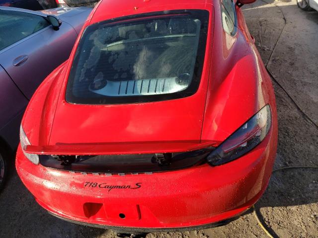 WP0AB2A80MK275019 - 2021 PORSCHE CAYMAN S RED photo 6