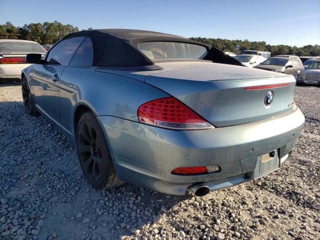 WBAEK13547CN84602 - 2007 BMW 650 I TURQUOISE photo 3