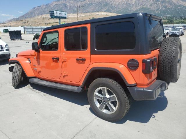 1C4HJXEN1JW306362 - 2018 JEEP WRANGLER U SAHARA Помаранчевий фото 2