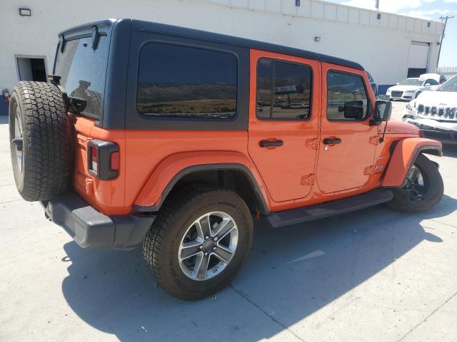 1C4HJXEN1JW306362 - 2018 JEEP WRANGLER U SAHARA Помаранчевий фото 3