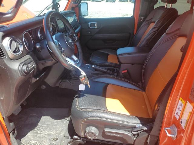 1C4HJXEN1JW306362 - 2018 JEEP WRANGLER U SAHARA Помаранчевий фото 7