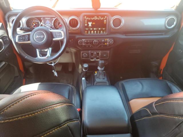 1C4HJXEN1JW306362 - 2018 JEEP WRANGLER U SAHARA Помаранчевий фото 8