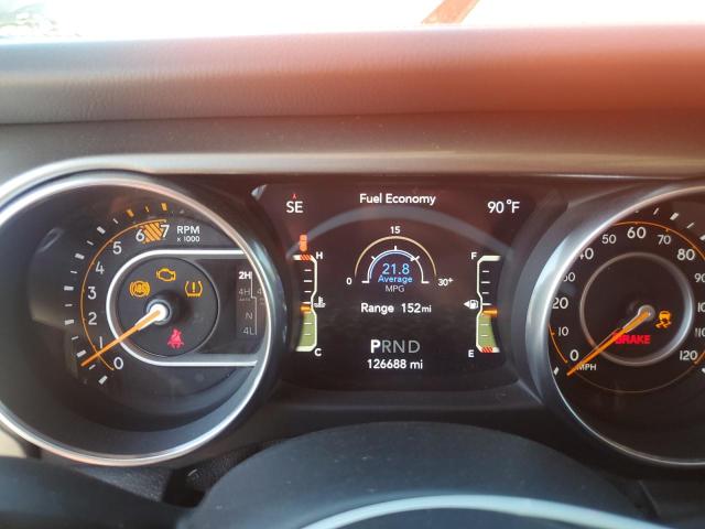 1C4HJXEN1JW306362 - 2018 JEEP WRANGLER U SAHARA Помаранчевий фото 9