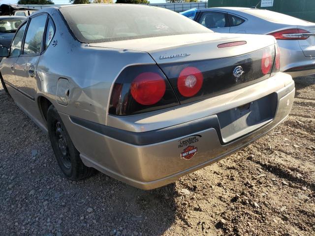 1G1WF52E449442623 - 2004 CHEVROLET IMPALA GOLD photo 3