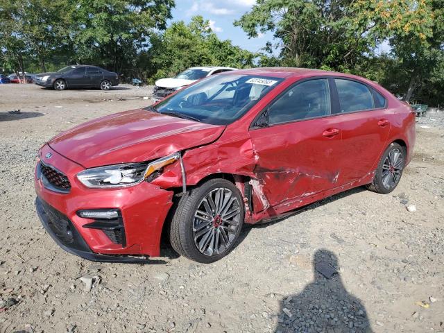 3KPF44AC2LE222582 - 2020 KIA FORTE GT RED photo 1