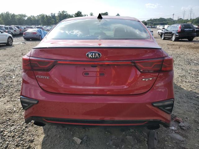 3KPF44AC2LE222582 - 2020 KIA FORTE GT RED photo 6