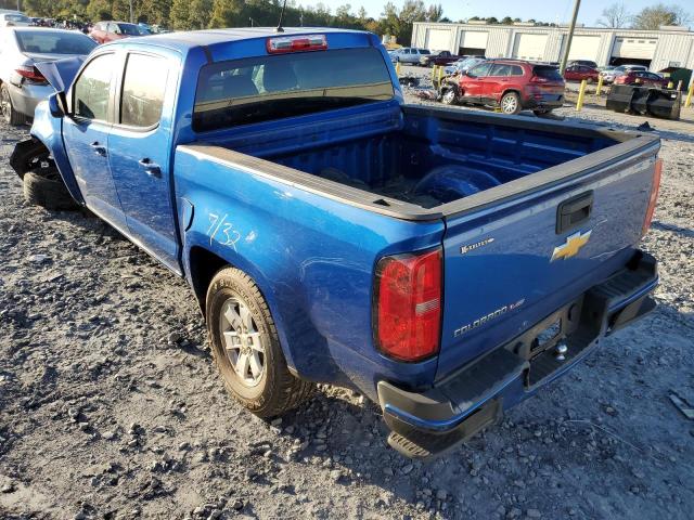 1GCGSBEN0J1203037 - 2018 CHEVROLET COLORADO BLUE photo 3