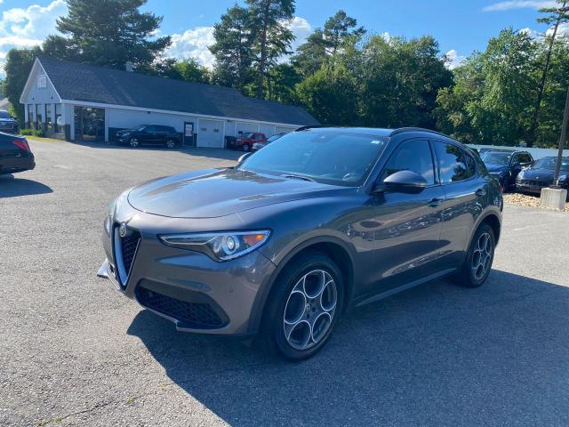 ZASFAKPN0J7B79418 - 2018 ALFA ROMEO STELVIO SPORT Grau Foto 1