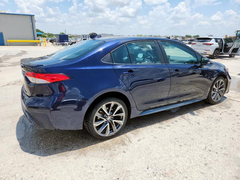 5YFS4MCE1MP072624 - 2021 TOYOTA COROLLA SE Синій фото 3