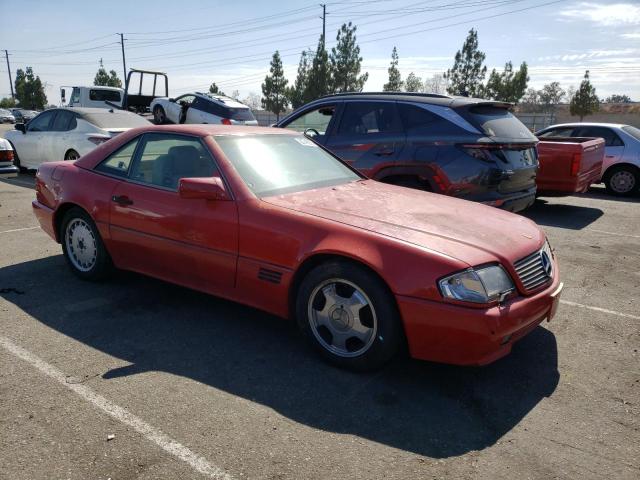 WDBFA66E4NF044700 - 1992 MERCEDES-BENZ 500 SL RED photo 4