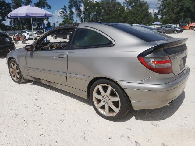 WDBRN40J05A724036 - 2005 MERCEDES-BENZ C 230K SPORT COUPE BEIGE photo 2