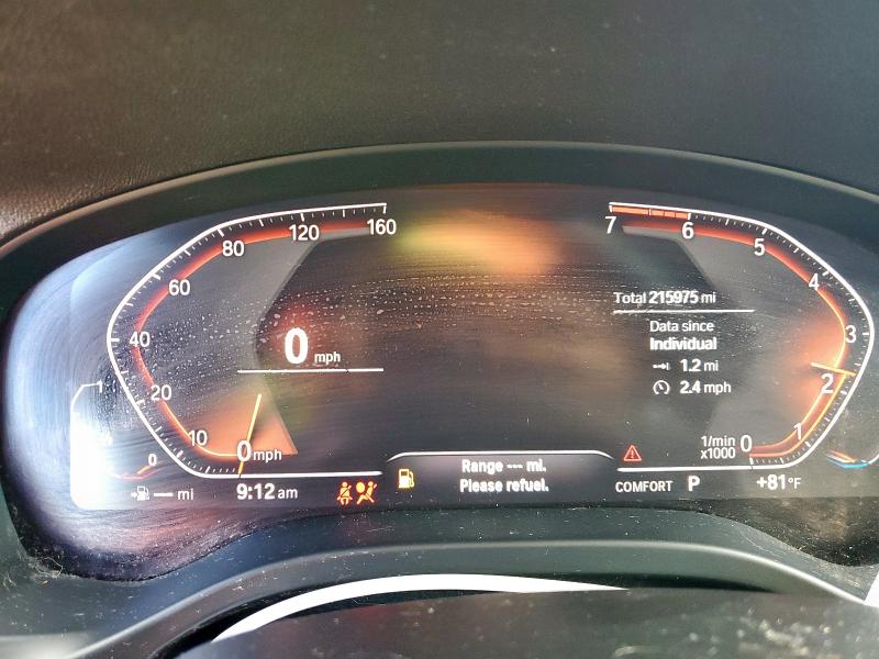 5UXTY5C05LLE58202 - 2020 BMW X3 XDRIVE30I BLACK photo 9