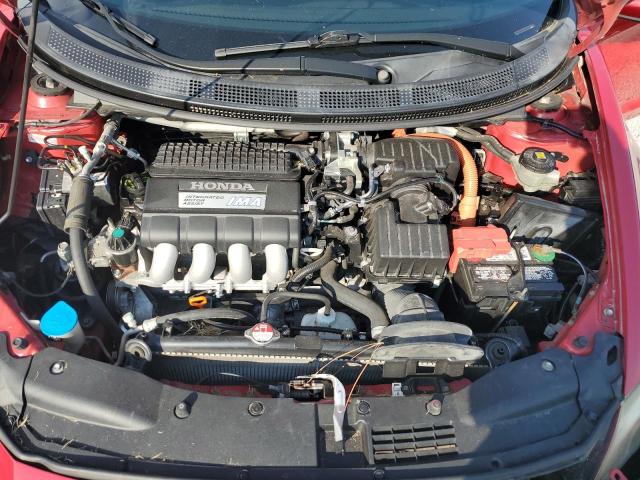 JHMZF1D64DS003275 - 2013 HONDA CR-Z EX RED photo 11