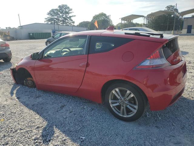 JHMZF1D64DS003275 - 2013 HONDA CR-Z EX RED photo 2