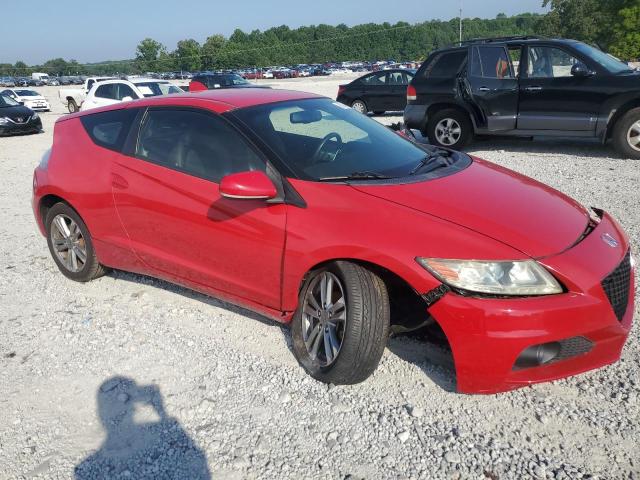 JHMZF1D64DS003275 - 2013 HONDA CR-Z EX RED photo 4
