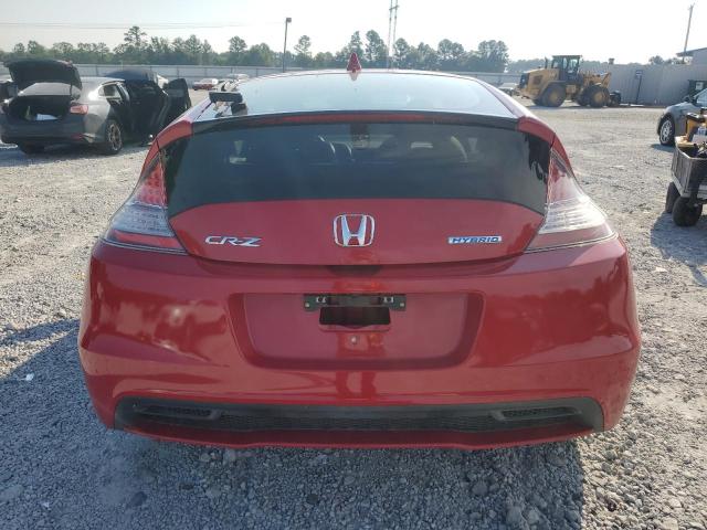 JHMZF1D64DS003275 - 2013 HONDA CR-Z EX RED photo 6