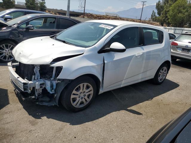 1G1JG6SG9H4164535 - 2017 CHEVROLET SONIC WHITE photo 1