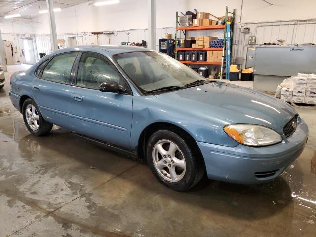 1FAHP53216A262224 - 2006 FORD TAURUS SE BLUE photo 4