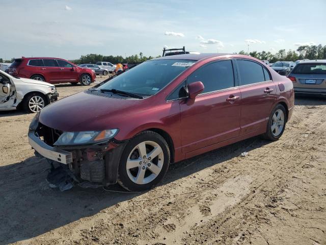 2HGFA16639H506554 - 2009 HONDA CIVIC LX-S RED photo 1