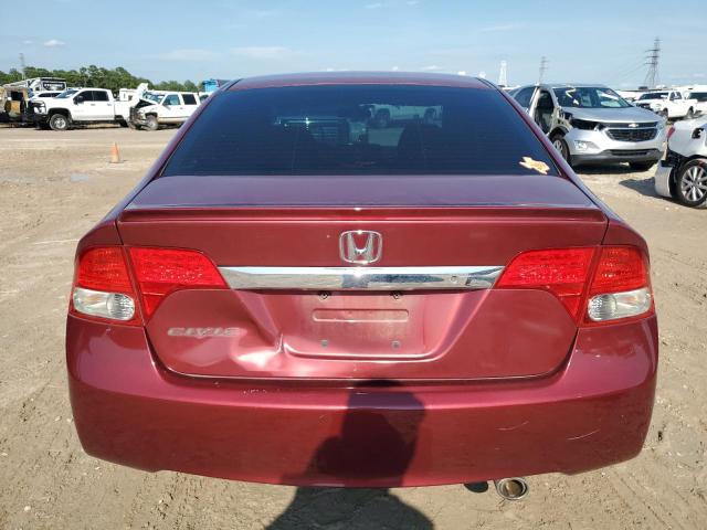 2HGFA16639H506554 - 2009 HONDA CIVIC LX-S Rot Foto 6