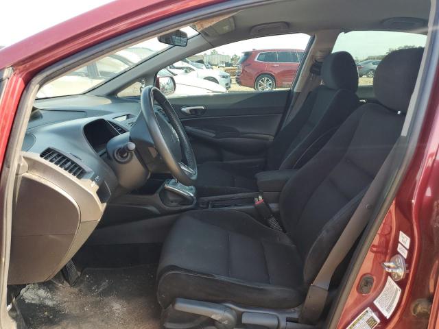 2HGFA16639H506554 - 2009 HONDA CIVIC LX-S Rot Foto 7