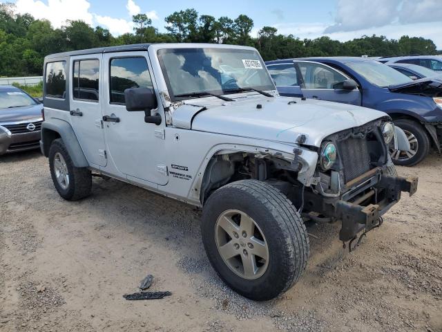 1J4BA3H12BL640744 - 2011 JEEP WRANGLER U SPORT Srebrny zdjęcie 4