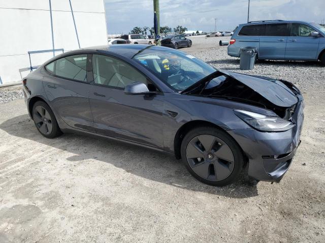 5YJ3E1EA8PF681073 - 2023 TESLA MODEL 3 Մոխրագույն լուսանկար 4