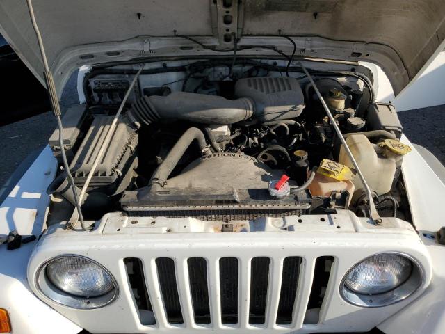 1J4FA29P11P315962 - 2001 JEEP WRANGLER SE WHITE photo 11