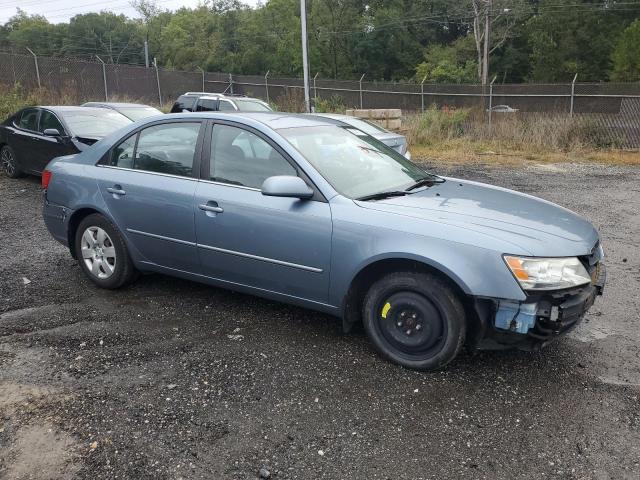 5NPET46C59H490800 - 2009 HYUNDAI SONATA GLS BLUE photo 4